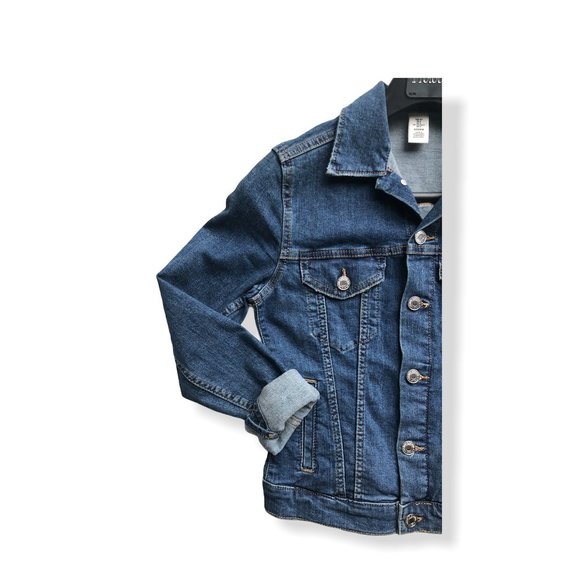 Fitted Dark Denim Jacket - Picture 2 of 2